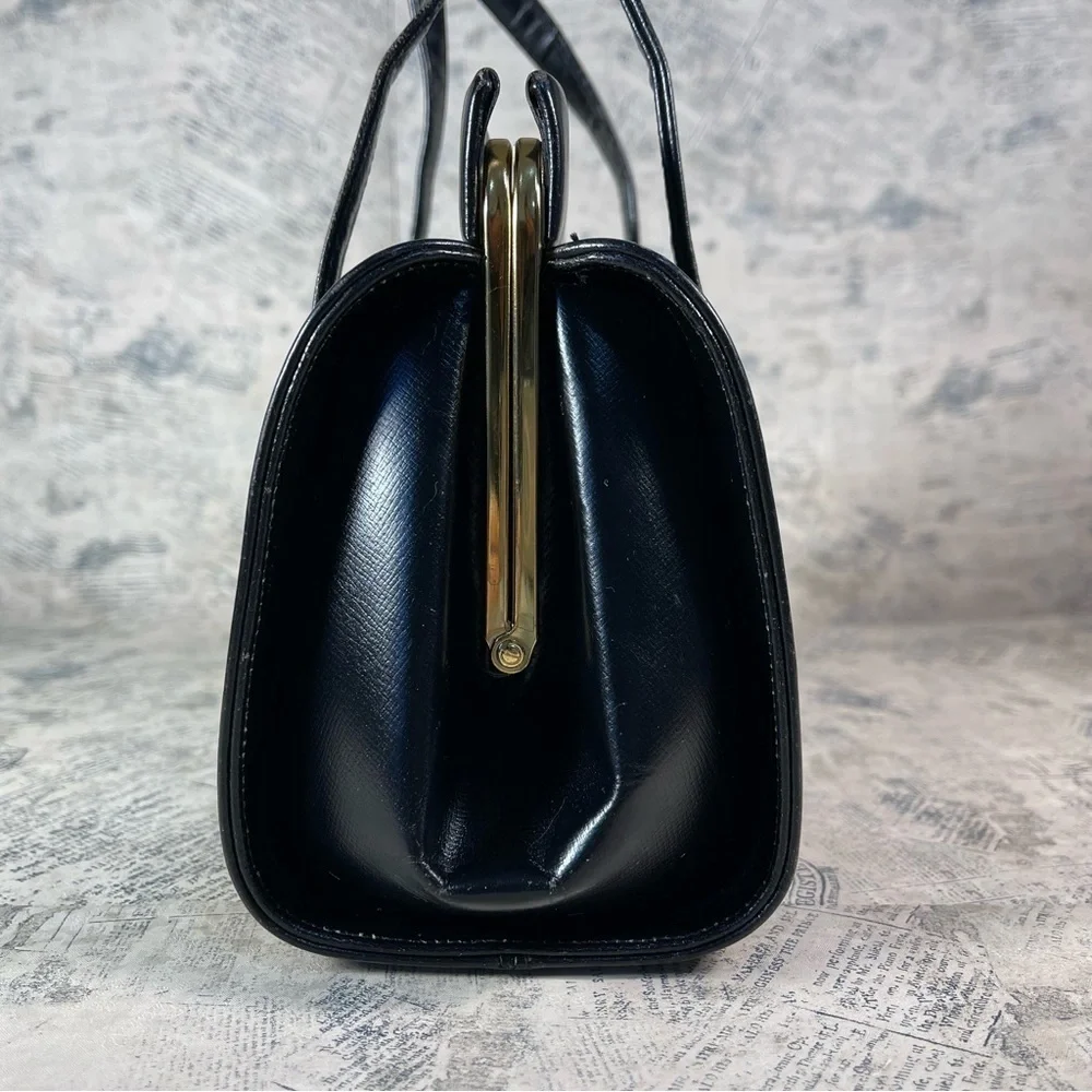 Normandie Made in Canada 50s Vintage leather handbag